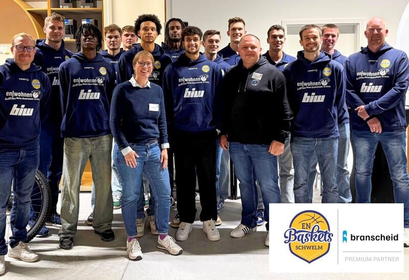 Branscheid bleibt Premiumpartner der EN Baskets – Starke regionale Partnerschaft geht in die nächste Runde